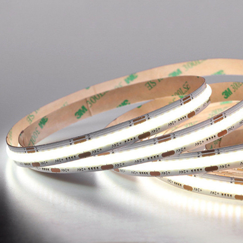 8mm10mm 320Leds Warm Natural White Flexible COB LED Strip Light for Hotel Decoration