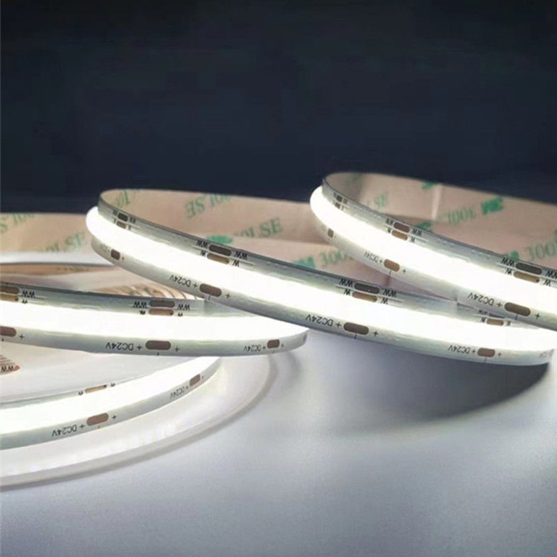50000 Hours Working Time CCT COB Led Strip Light for TV Backlight Cabinet Decoration
