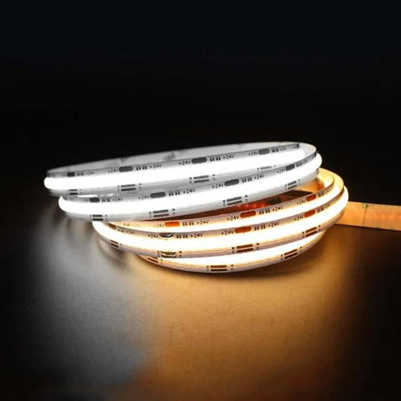 50000 Hour Working Lifetime Electroplate COB Led Strip Light for Kitchen Living Room