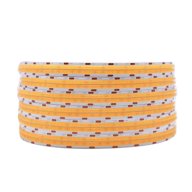 2- DC12V24V 8mm 320Leds 3000K Warm COB Led Strip Light for Cabinet bedroom kitchen lighting decoration