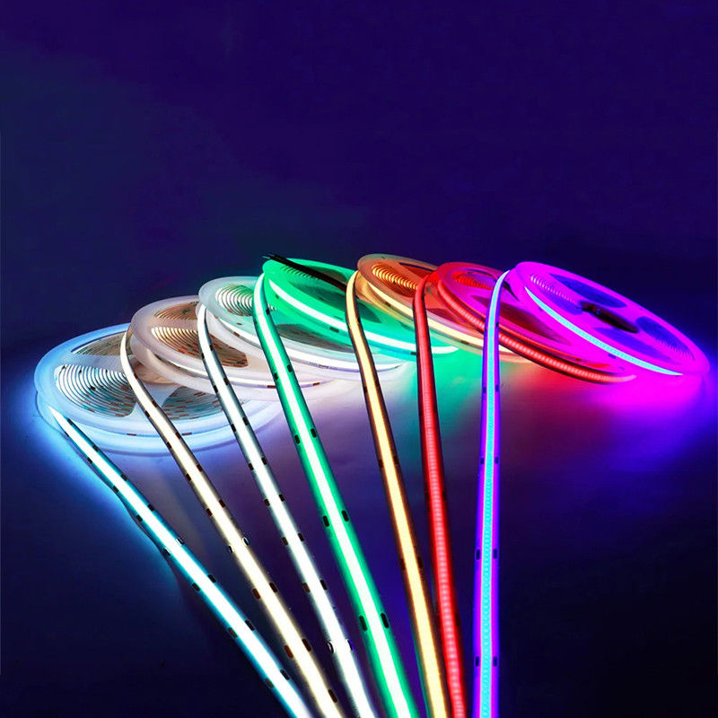 Flexible COB Led Strip Light 8mm10mm 12V24V 320Leds Red Golden Yellow Ice Blue Blue Green Purple for Bedroom