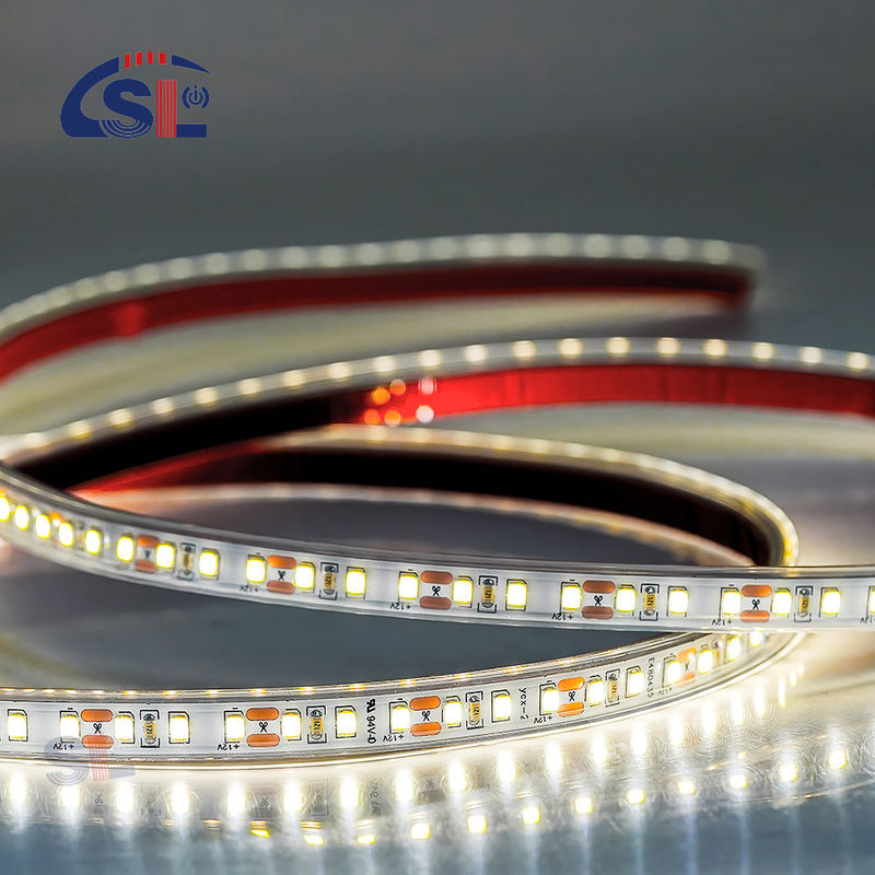 Waterproof IP67 12V 24V LED Strip White Warm White 2835 120LEDs/m for Outdoor Garden Decor