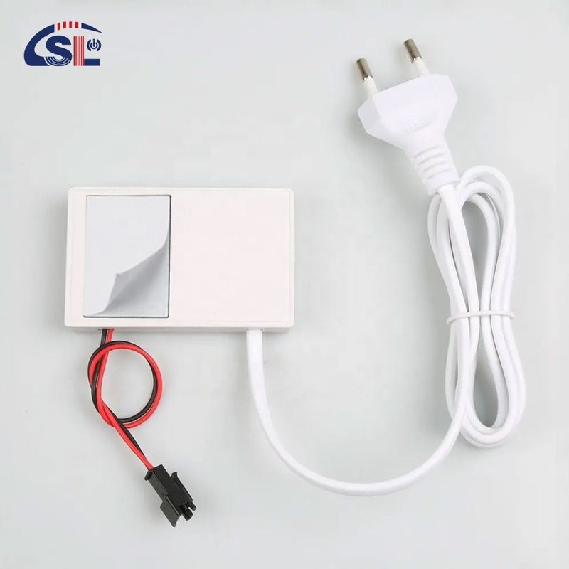Mini Mirror Glass LED Makeup Light Single Touch Three Colors 12V Output Voltage for Bathroom