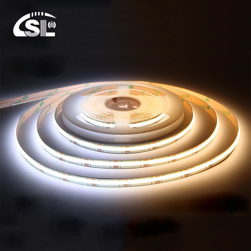 Energy-saving 608 LEDs FOB COB Flexible Led Strip Light with DC 12V 24V Input Voltage