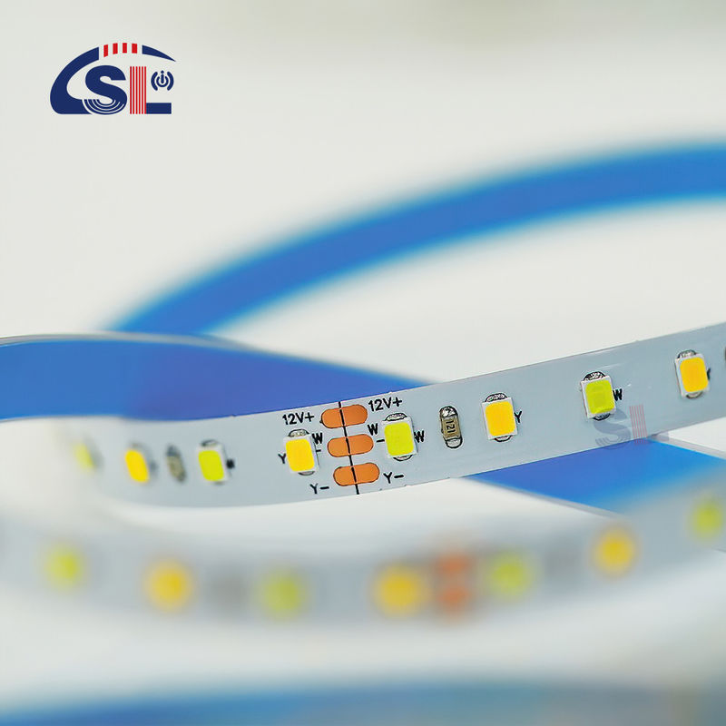120leds CCT Led Strip Light 2700k-6500k 5/10M/Roll 12/24V DC Input Voltage DC 24V