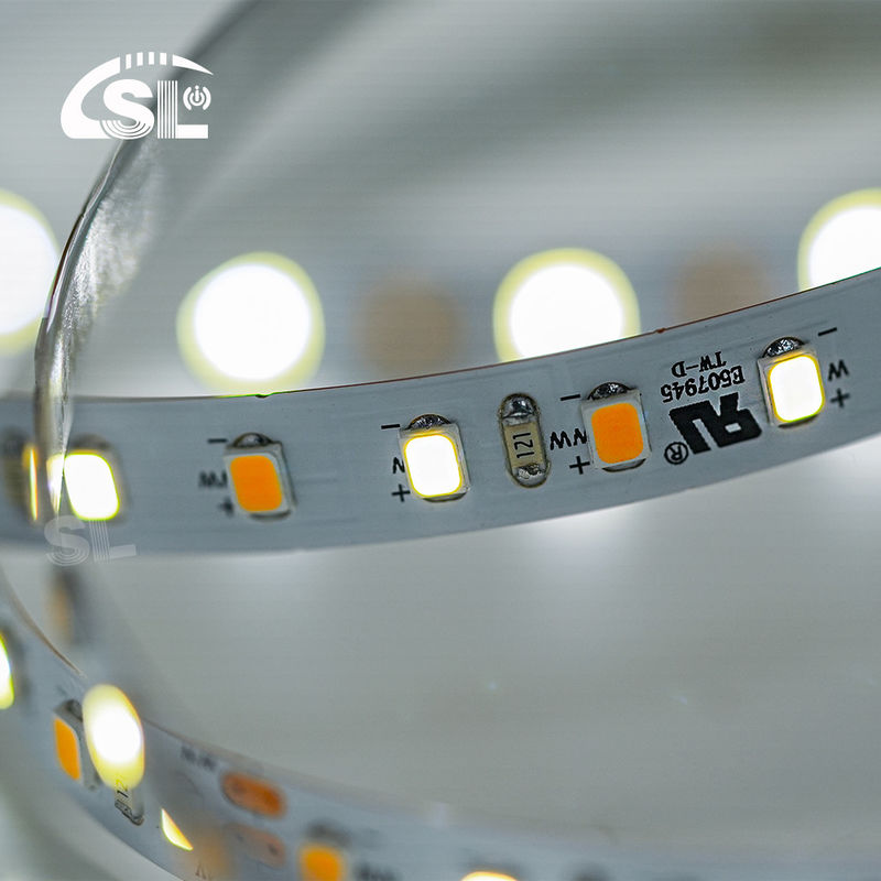 240leds 8mm 12V 24V UL Listed Dual Color COB SMD2835 LED Strip Light for Commercial Lighting