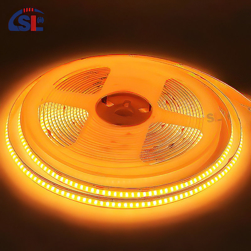 Electroplate COB 24v COB 608Ds 8mm Ra 85 LED Light Strip 3000K-6500K Ideal for Residential