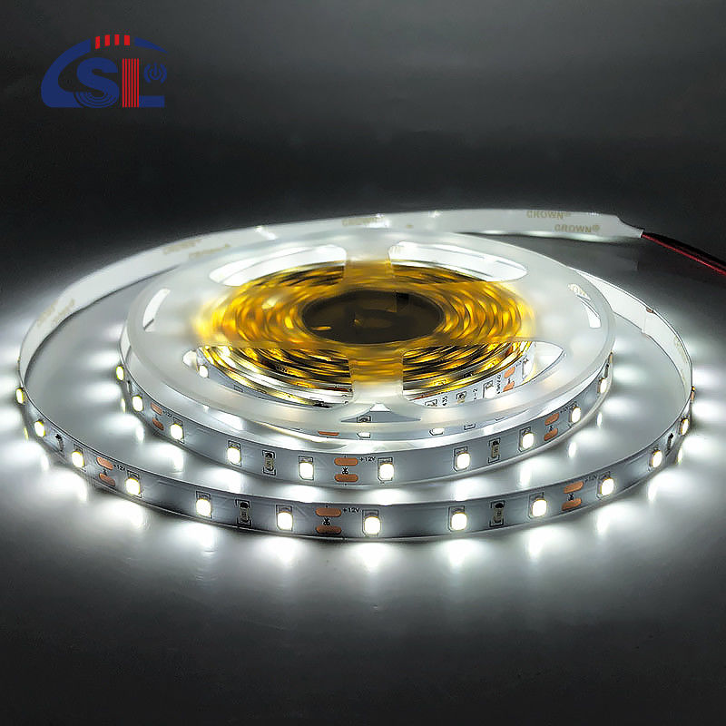 DC12V SMD2835 Electroplate PCB 60Ds 8mm Ra 80 LED Light Strip for Residential Purpose
