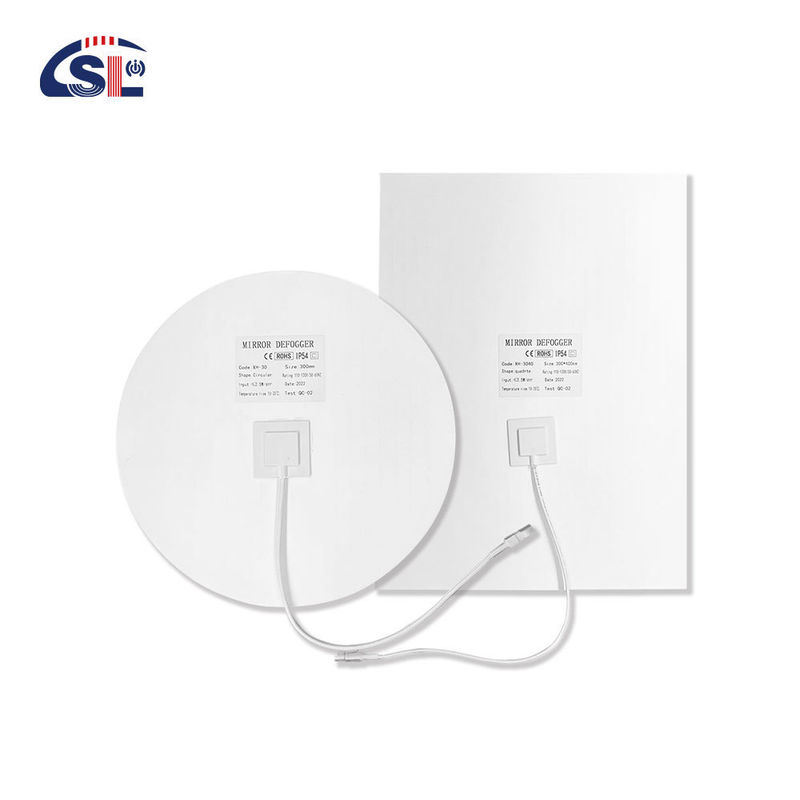 Defogger Waterproof PET Material Anti Fog Film For Bathroom Mirror 10-20 Temperature 12-24V