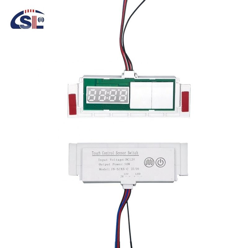 60W Inductive Switches LED Light Defogger with Time Temperature Display Touch Sensor Stepless Dimmer