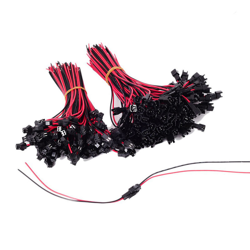 LED Light Cable Wire with Male and Female JST SM Cable Connectors Modern Design Style