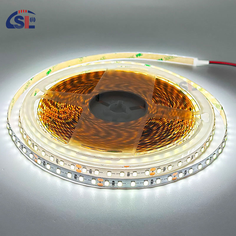 DC24V 12V SMD2835 Electroplate PCB 120Ds 8mm Ra 80 12000K LED Light Strip for Residential