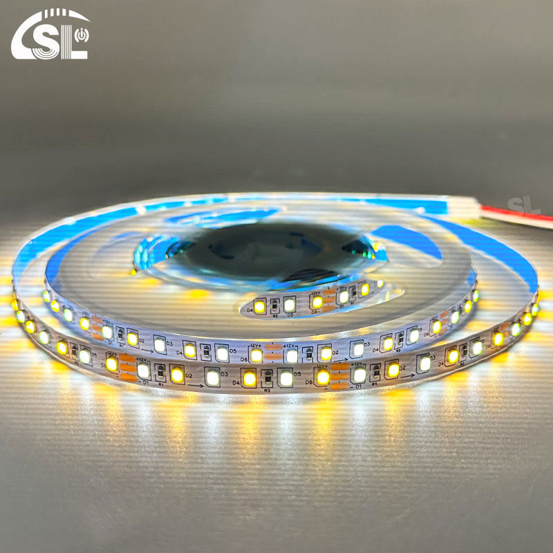 115lm/w 3000K-6500K Ra80 DC12V 120D 8mm LED Light Strips for Bathroom Vanities Mirrors