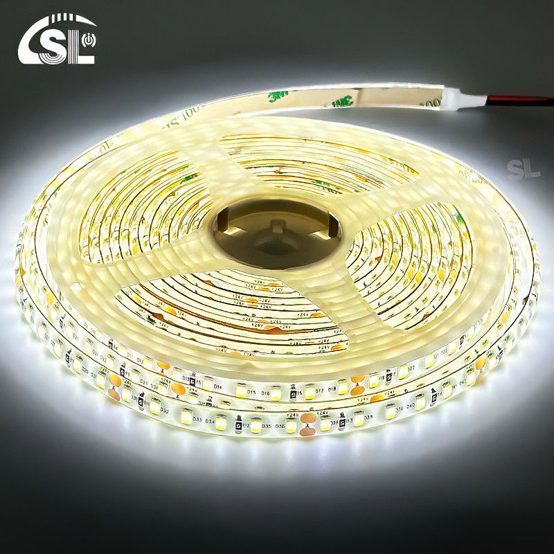 Waterproof LED Light Strips 120D 8mm 12-16W/m 1200-1600LM 4000K Ra80 DC12V 24V for Smart Mirrors