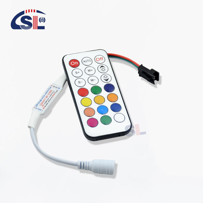 DC/USB Controller for WS2812B WS2811 RGB LED Pixels Light Strip Output 3Pin 5V-24V